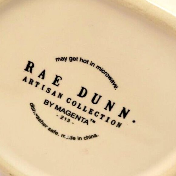 Rae Dunn EARLY BIRD Coffee Cup Mug Artisan Collection by Magenta Matte Finish 5" - Picture 5 of 5